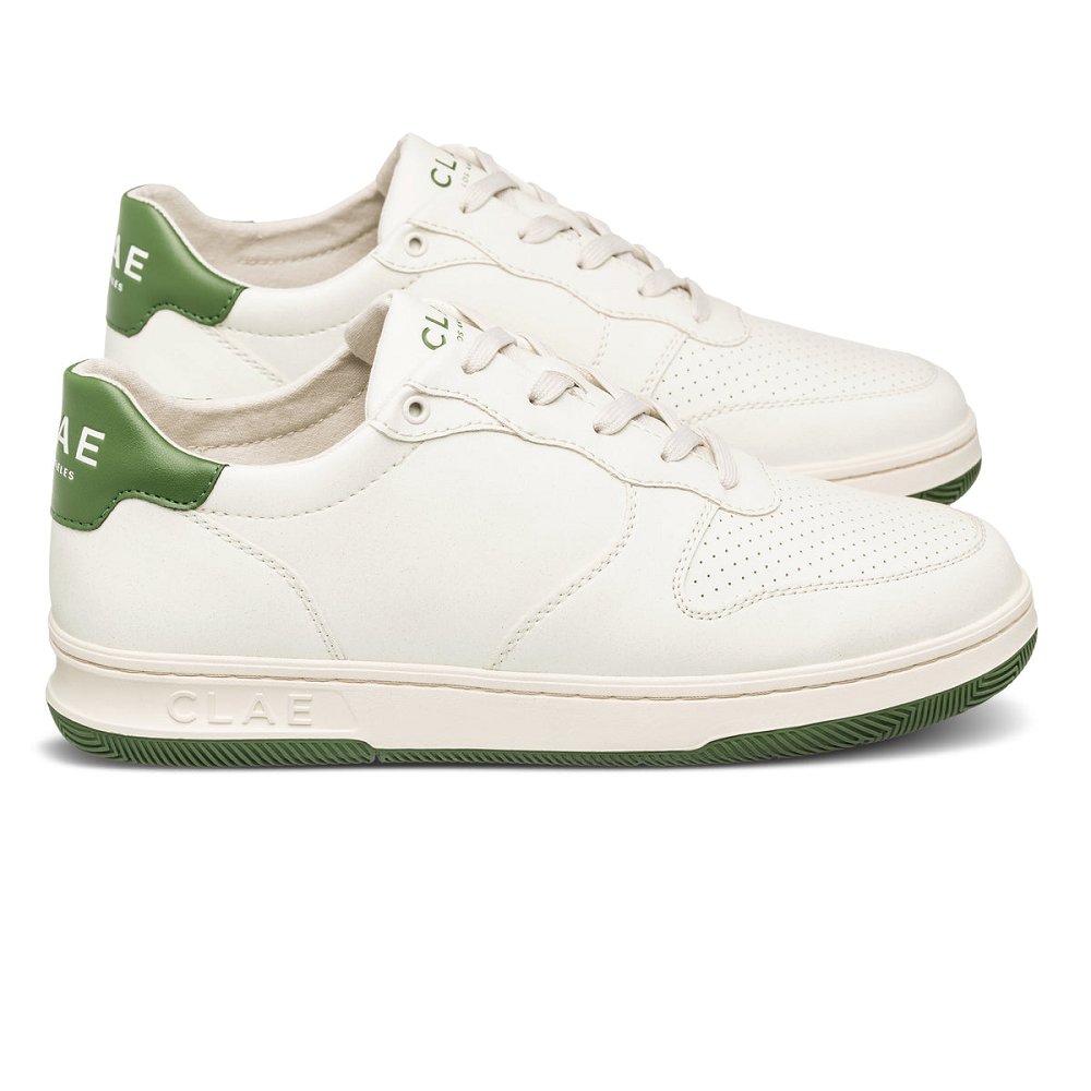 CLAE MALONE APPLE Shoes Mens USA612-B84 In Off White